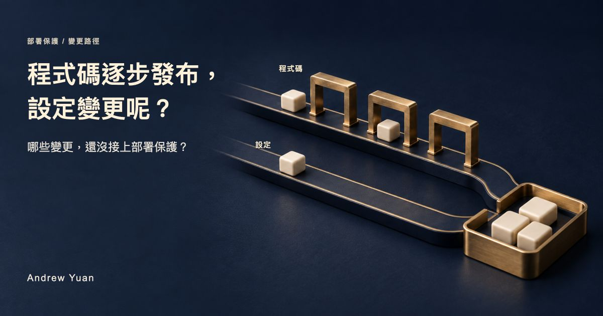 程式碼逐步發布,設定變更呢?黃銅關卡位於上方路徑,下方路徑直接通往同一托盤。